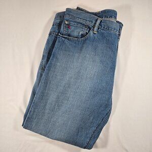 Mens Polo Ralph Lauren Classic Fit Blue Denim Jeans Size 40 X 32L